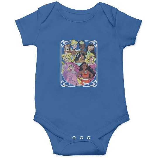 Disney Princess Royal Framed Group Portrait  T-S Onesies