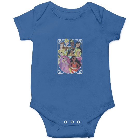 Disney Princess Royal Framed Group Portrait Onesies