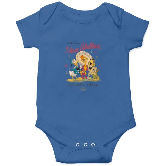Disneyss The Three Caballeros Donald Duck Vintages Distressed Onesies