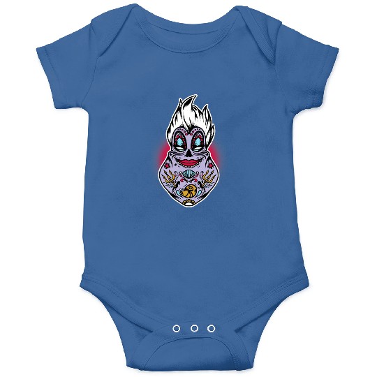 Disney Villains Halloween Ursula Sugar Skull Onesies