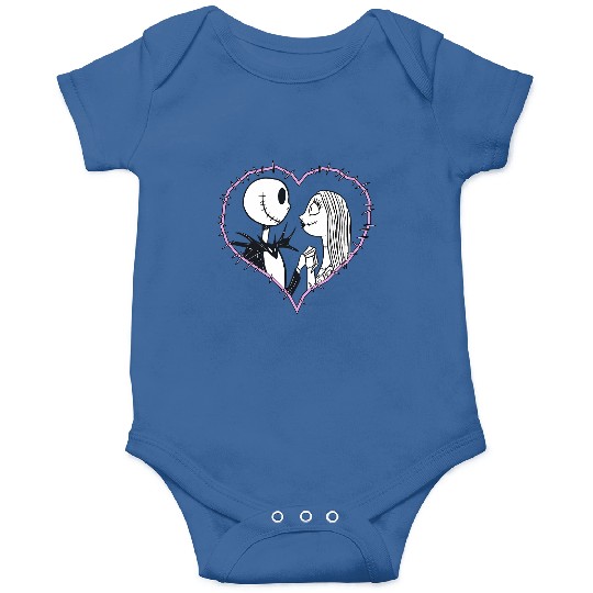 Disney The Nightmare Before Christmas Jack Sally Heart Onesies