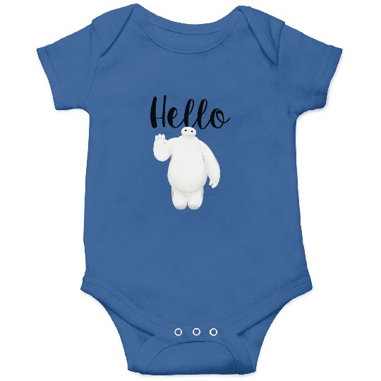 Disney Big Hero 6 Baymax Hello Wave Graphic Onesies