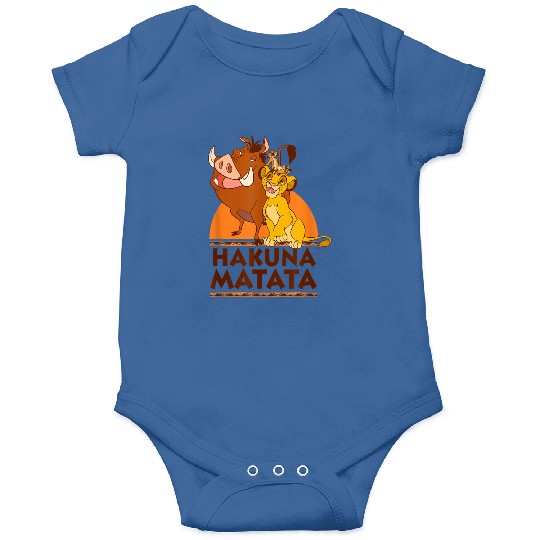Disneyss The Lion King Hakuna Matata Simba Timon Pumbaa shots Onesies