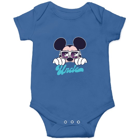 Disney Mickey And Friends Mickey Summer Vibes Uncle Logo Onesies