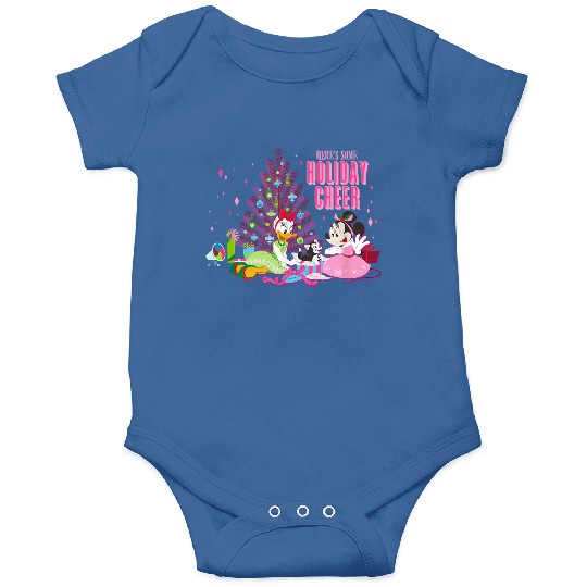 Disneyss Mickey Friends Minnie Daisy Holiday Cheer Onesies
