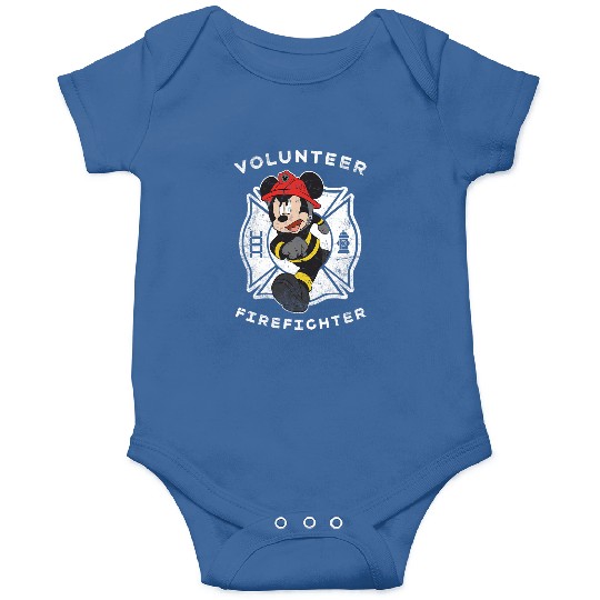 Disney Mickey and Friends Mickey Mouse Volunteer Firefighter Onesies
