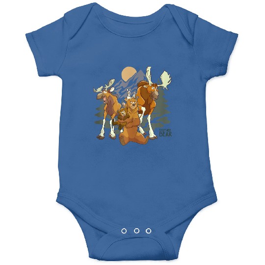 Disney Brother Bear Moose Bear Midnight Mountain Shot Onesies