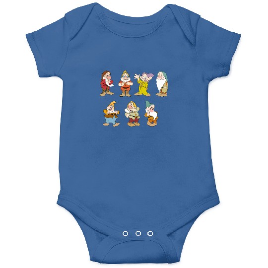Disney Seven Dwarfs Onesies, Snow White and Seven Dwarfs Onesies