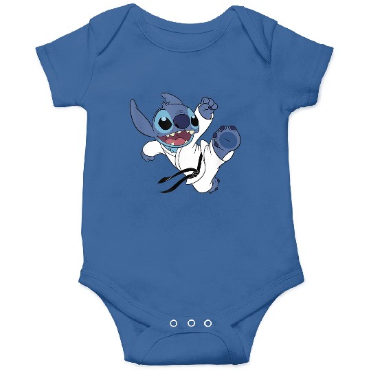 Disneyss Lilo Stitch High Kick Karate Uniform Stitch Onesies