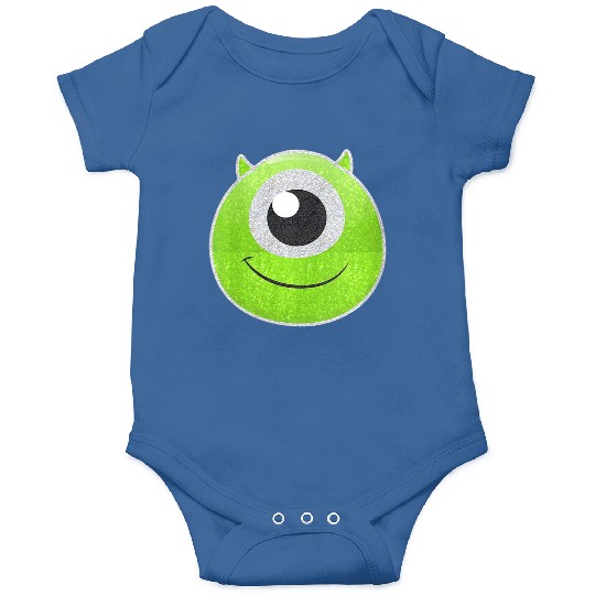 Disneyss Pixars Monsters University Mike Wazowski Big Faces Logo Onesies