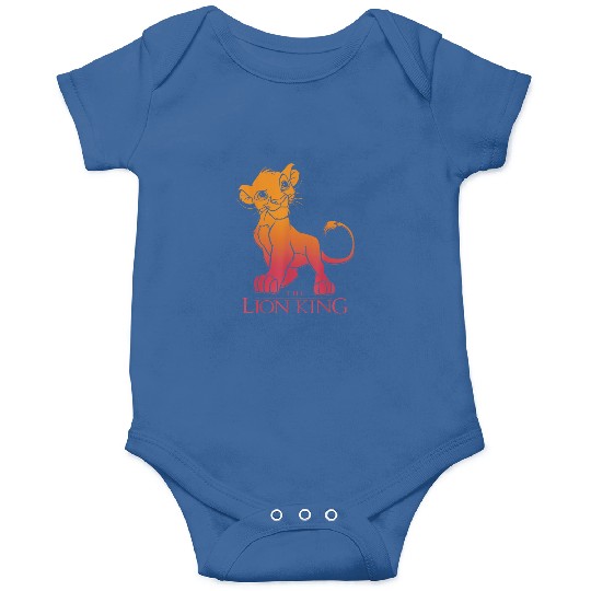 Disney The Lion King Simba Sunset Gradient Portr Onesies