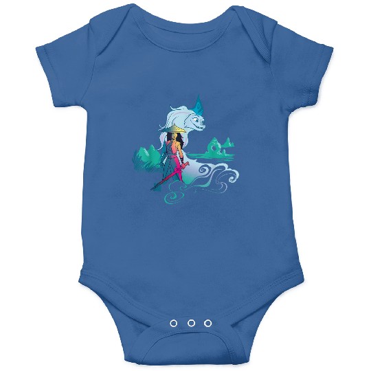 Disneyss Raya And The Last Dragon Watercolor Onesies
