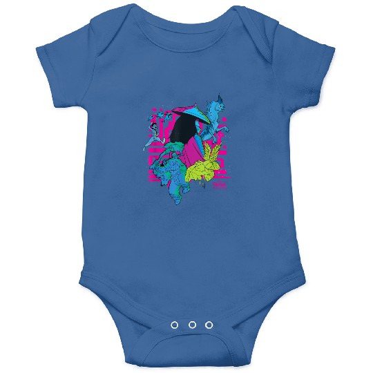 Disneyss Raya And The Last Dragon Character Collage Onesies