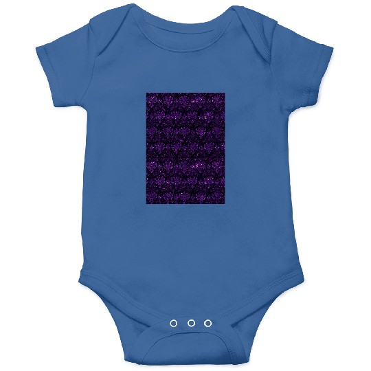 Disney Haunted Mansion purple glitter pattern Graphic Onesies