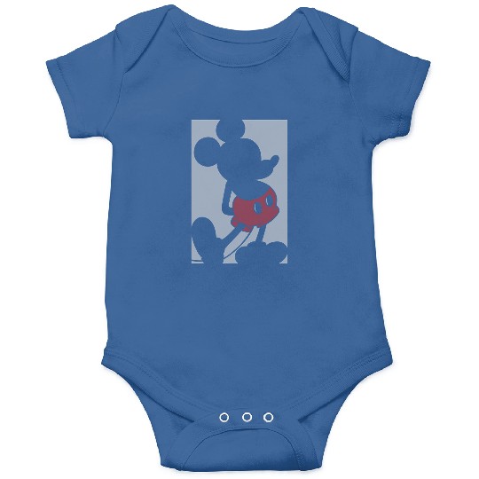 Disney Mickey Mouse Box Silhouette Onesies