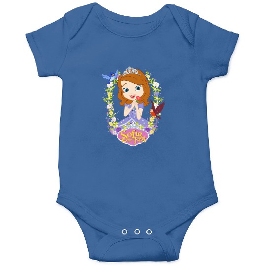 Disney Sofia the First Sofia Flower Border Onesies