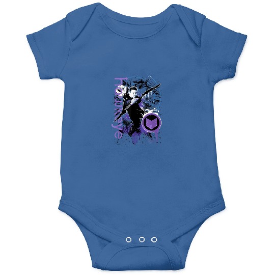 Marvel Hawkeye Disney Plus Target Paint Splatter Onesies