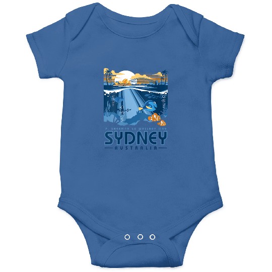Disneyss Pixars Finding Nemo Sydney Australia Poster Onesies