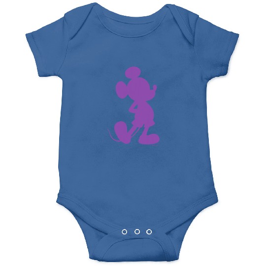 Disney Mickey Mouse Pride Classic Pose Purple Icon Fill Onesies