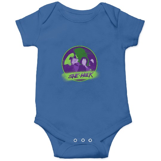 Marvel Studios She-Hulk Disney Plus Spray Paint Onesies