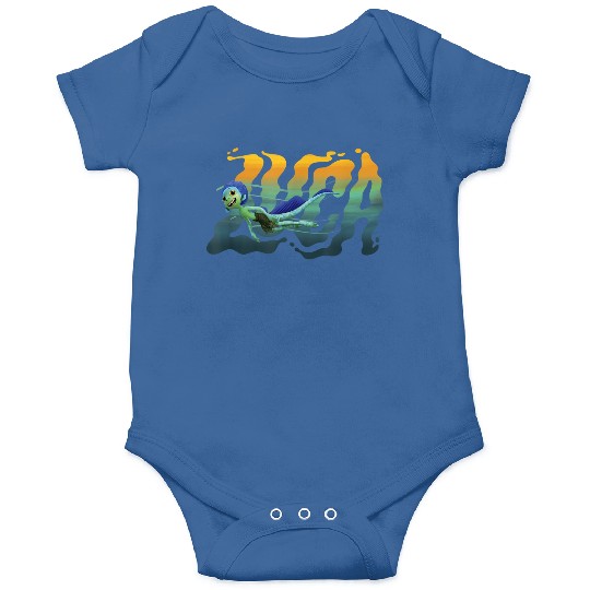 Disneyss Pixars Luca Swimming Logo Onesies