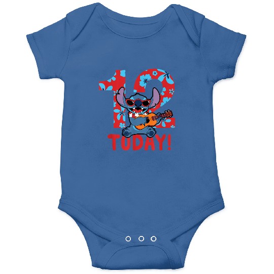 Disney Lilo Stitch Tropical Birthday 12 Years Old Today Onesies