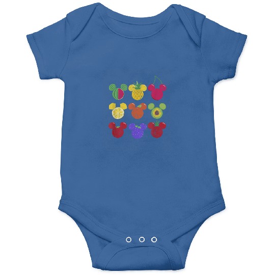 Disney Mickey Classic Mickey Fruit Face Grid Onesies