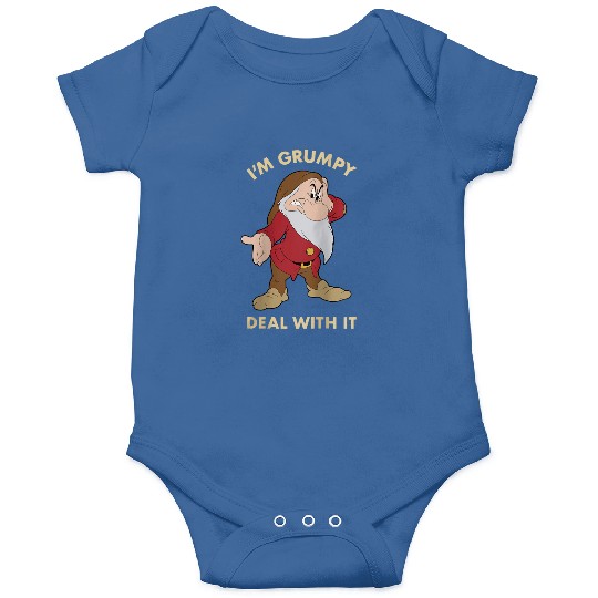 Disneyss Snow White I'm Grumpy Deal With It Portrait Onesies