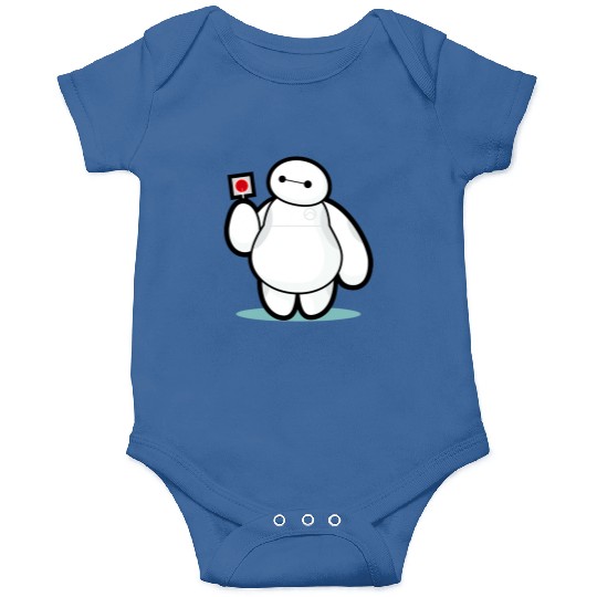 Disney Big Hero 6 Baymax With Lollipop Cute Shot Onesies