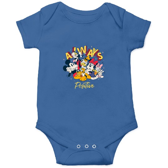 Disney Mickey and Friends Always Positive Onesies