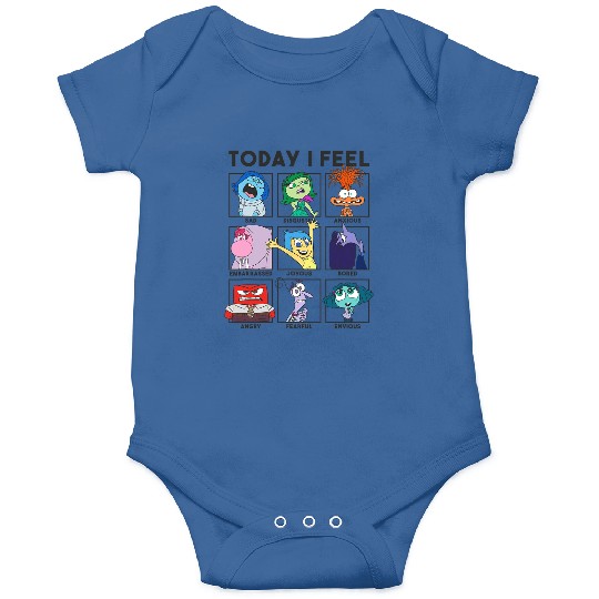 Disney Pixar Inside Out 2 Today I Feel... Emotions Panels Onesies