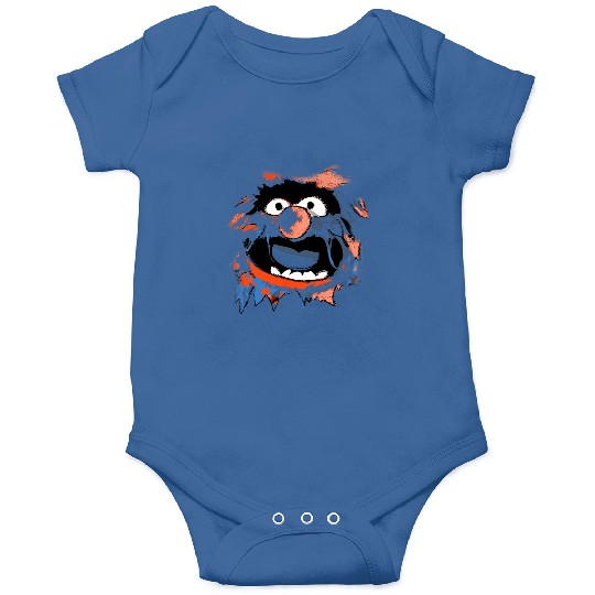 Disney The Muppets Animal  Burst Through Big Face Onesies