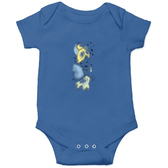 Disney Peter Pan Tinkerbell Airbrush Style Sketch Onesies