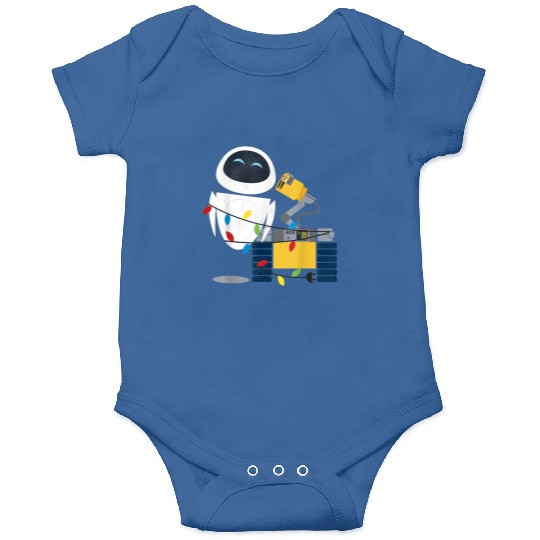 Disney Pixar Wall-E Eve Christmas Light Wrap Graphic Onesies