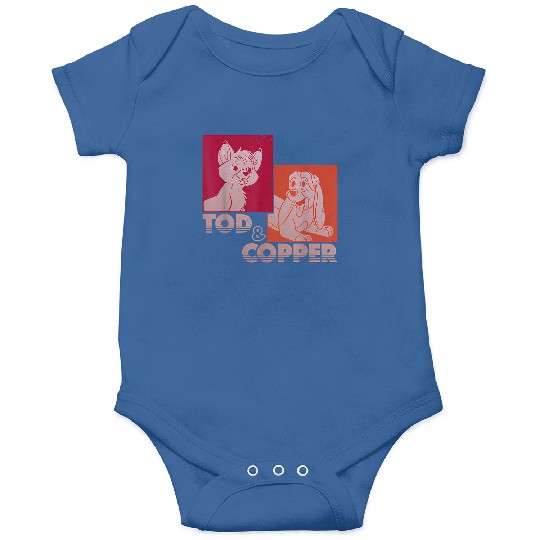 Disney The Fox and the Hound Tod & Copper Retro Onesies