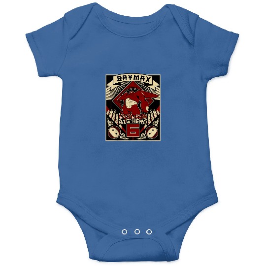 Disney Big Hero 6 Baymax Propaganda Poster Graph Onesies