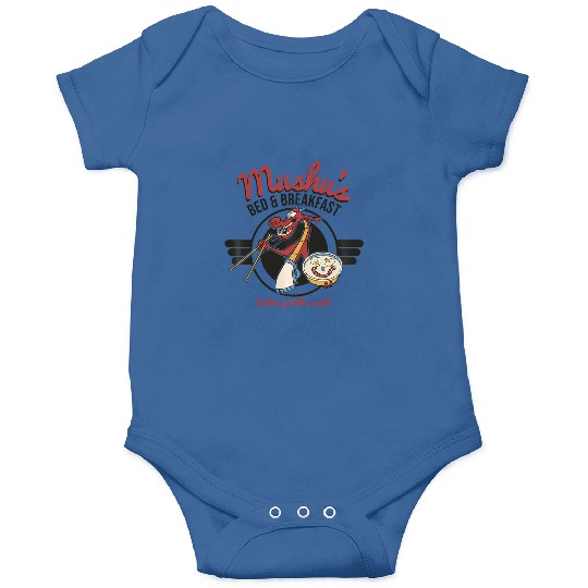 Disney Mulan Mushu'S Bed Breakfast Poster Onesies