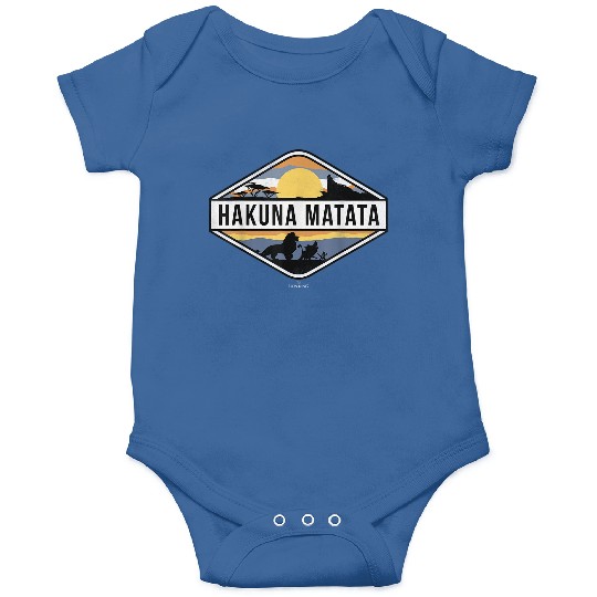 Disneyss Lion King Hakuna Matata Sunset Graphic Onesies