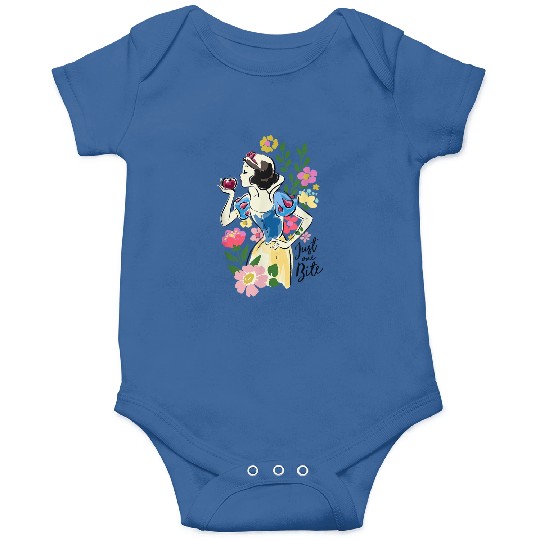 Disneyss Princess Snow White Just One Bite Floral Onesies