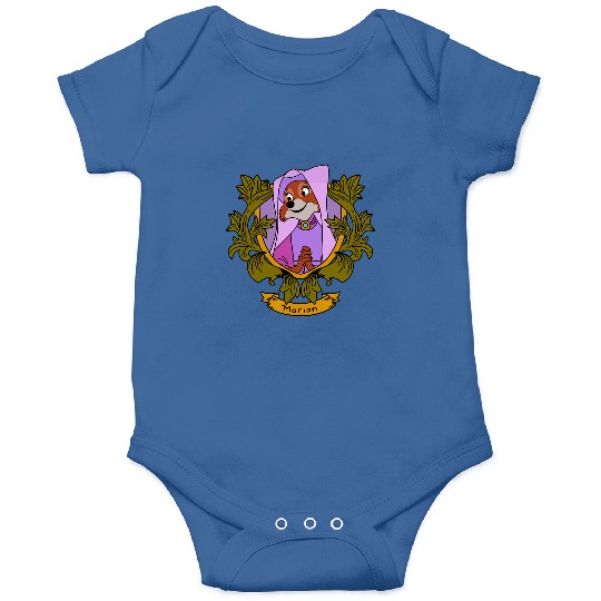 Disney Robin Hood Marian  Floral Portrait Onesies