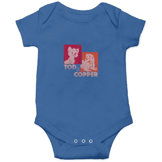 Disney The Fox and the Hound Tod Copper Retro Onesies