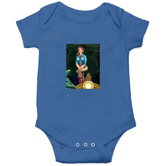 Lily Houghton Fictional Character Drawing from Disneys jungless Cruise Long Onesies