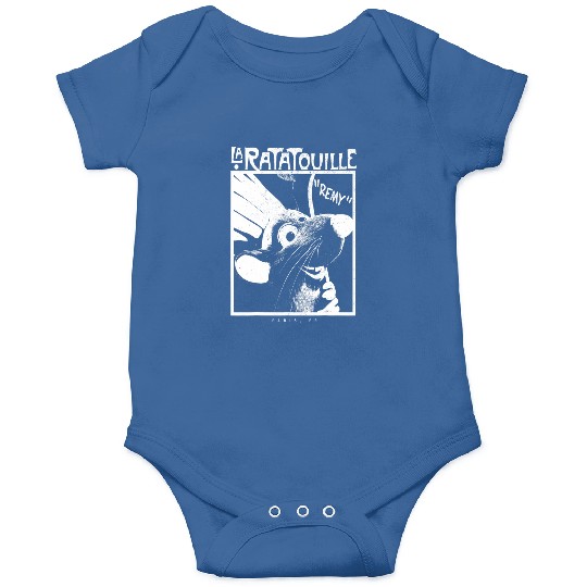 Disney Pixarss Ratatouille Chef Remy Faded Silhouette Onesies