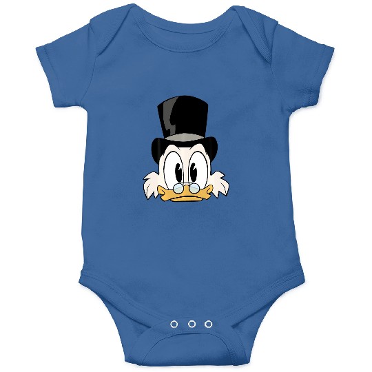 Disney Ducktales Scrooge Mcduck Big Face Onesies