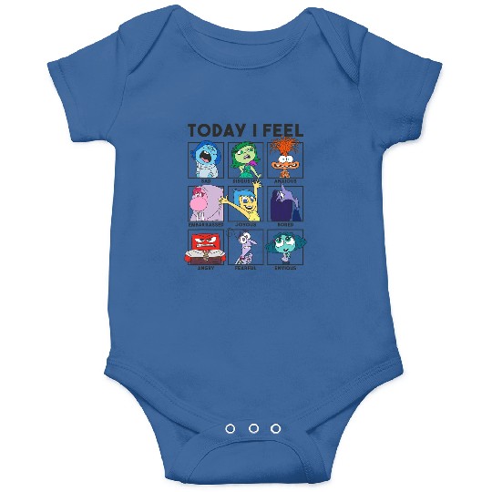 Disney Pixar Inside Out 2 Today I Feel... Emotions Panels Onesies