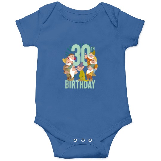 Disneyss Snow White Seven Dwarfs 30th Birthday Onesies