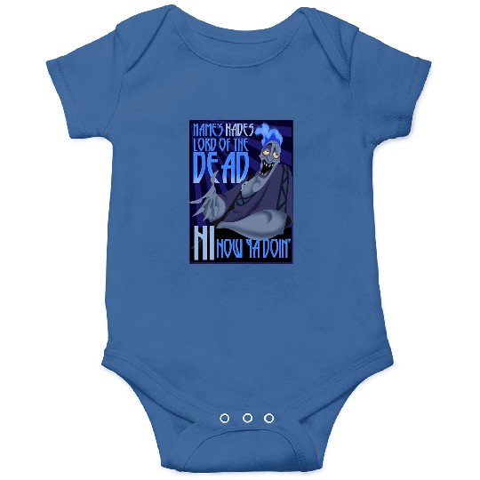 Disney Hercules The Name's Hades Quote Graphic Onesies