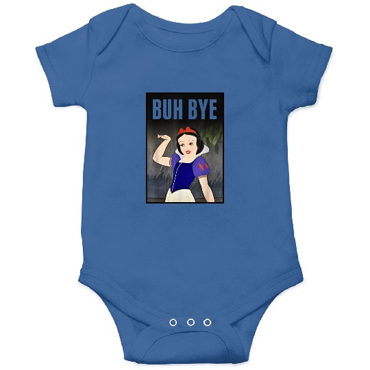 Disneyss Snow White Buh Bye Poster Graphic Onesies