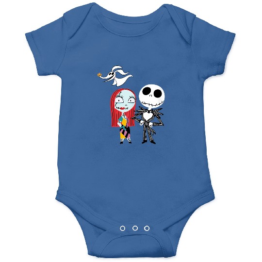Disneyss Nightmare Before Christmas Dark Jack Sally Onesies