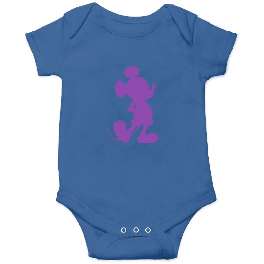 Disney Mickey Mouse Pride Classic Pose Purple Icon Fill Onesies